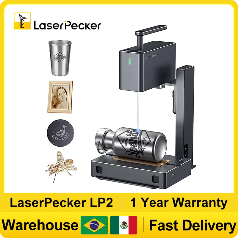 Industrial Laser Printing Machine - Лазерный гравер LaserPecker 2, портативный аппарат