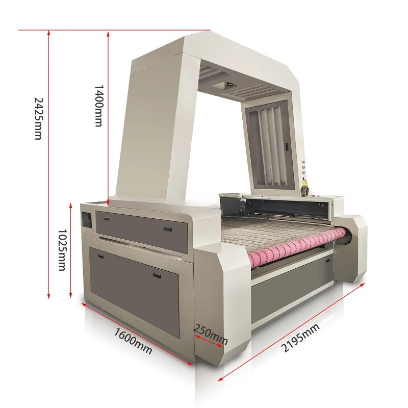 Industrial Laser Fabric Cutter - Станок для лазерной резки с камерой