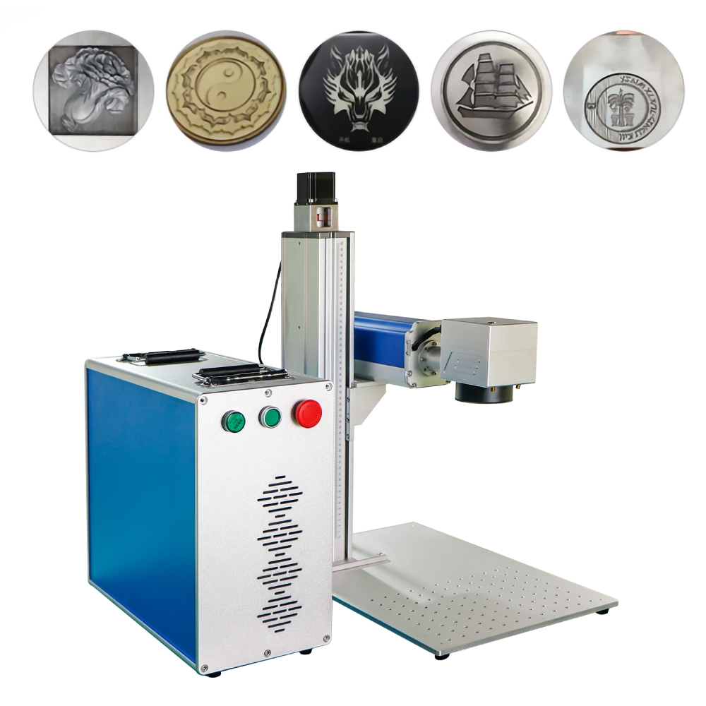 Industrial Laser Engraving Machine For Metal - Волоконный лазерный гравер Raycus, 2,5D рельефная