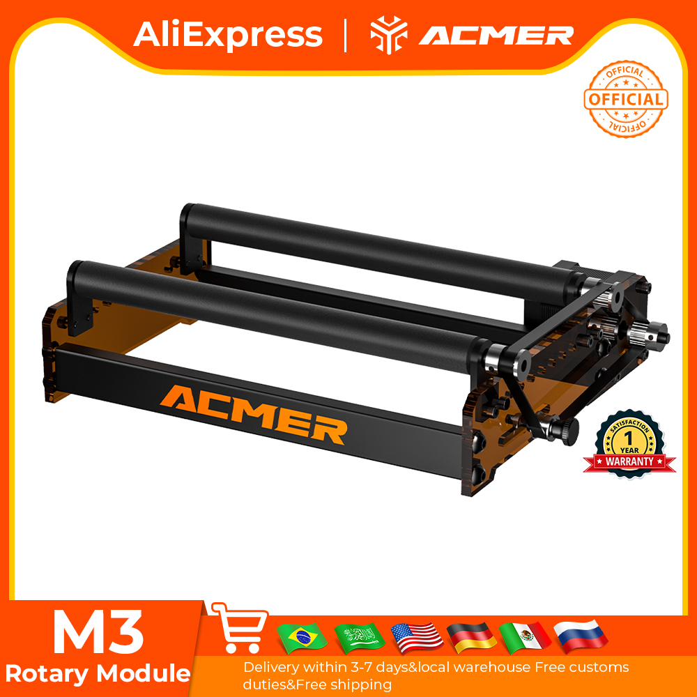 Industrial Laser Cutting Machine - Лазерный ролик ACMER M3 на 360°