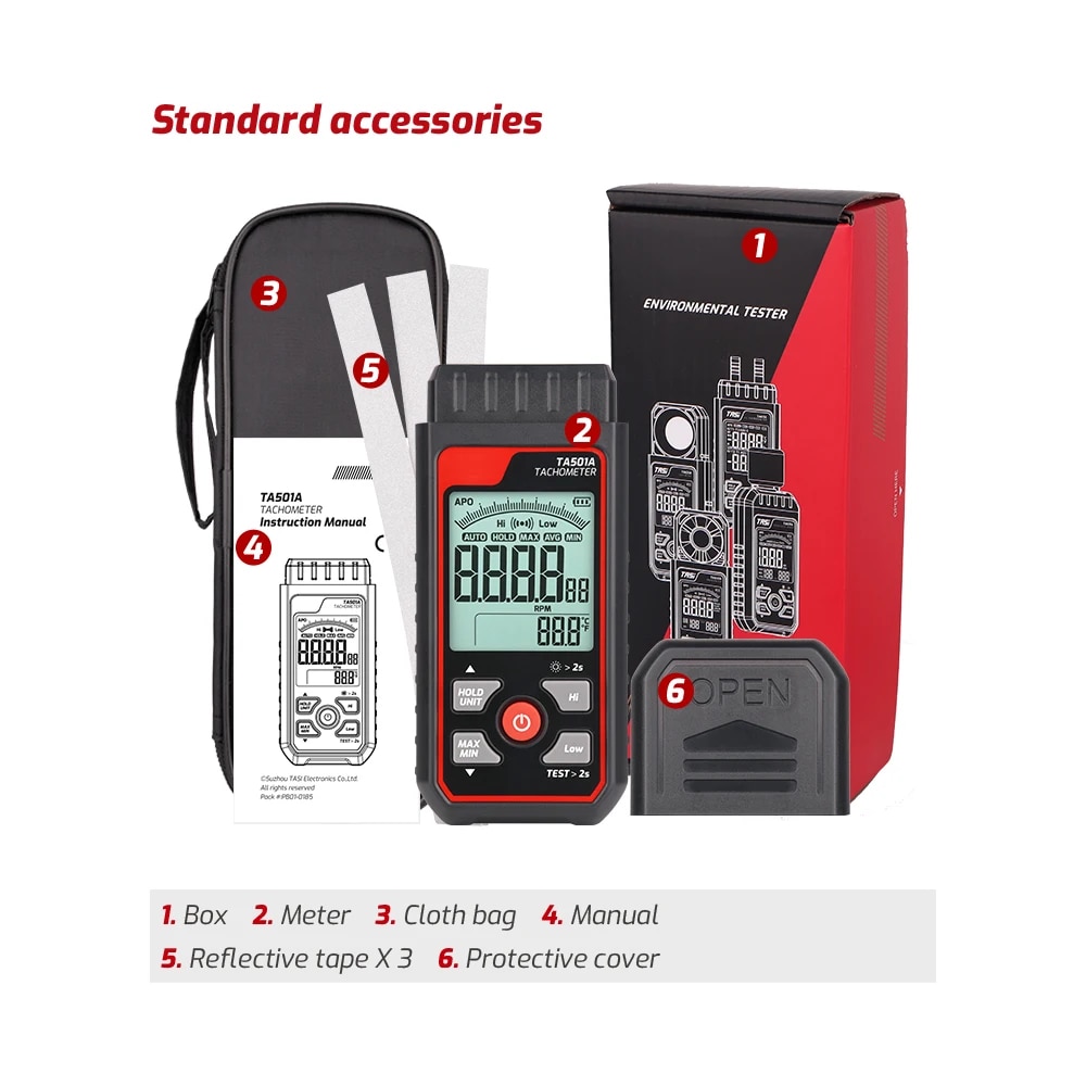 Лазерный тахометр TA501A До 99 – обзор и цена Industrial Laser Tachometer