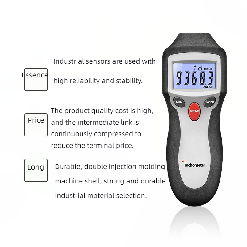 Ручной бесконтактный цифровой  – обзор и цена Industrial Laser Tachometer