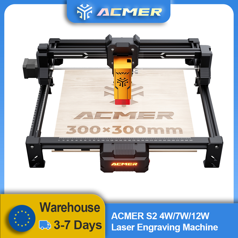Лазерный гравер и резак ACMER  – обзор и цена Industrial Laser Printing Machine
