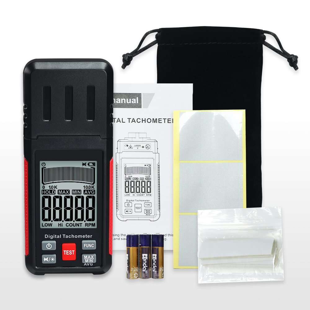 Цифровой высокоточный тахометр – обзор и цена Industrial Laser Tachometer