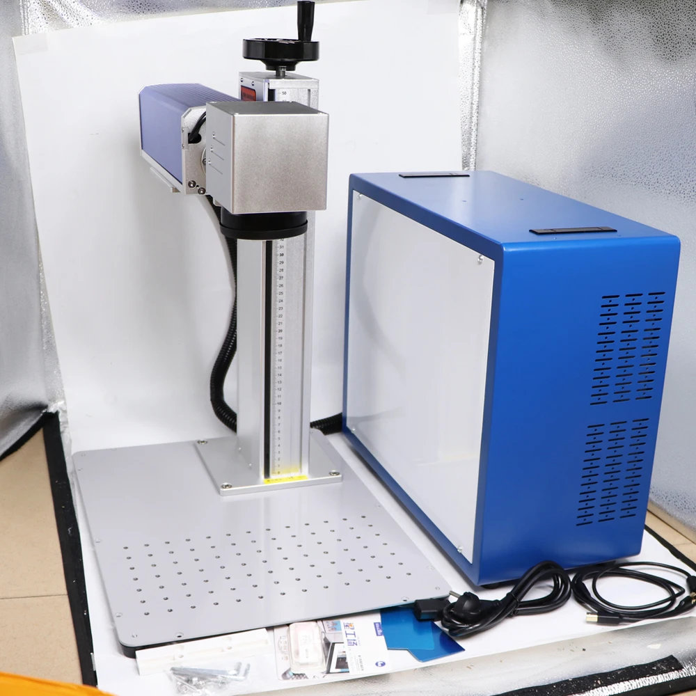 Лазерный маркиратор 20W 30W 50 – обзор и цена Industrial Laser Engraving Machine For Metal